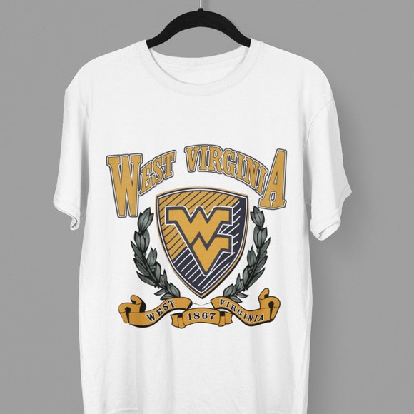Vintage West Virginia University Mountaineers Logo Shirt, West Virginia ncaa tee - Picture 2 of 3